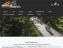 Tablet Screenshot of bergmann-bikeout.de